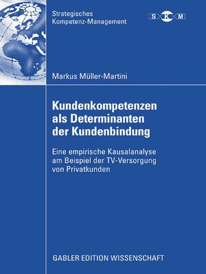cover image of Kundenkompetenzen als Determinanten der Kundenbindung